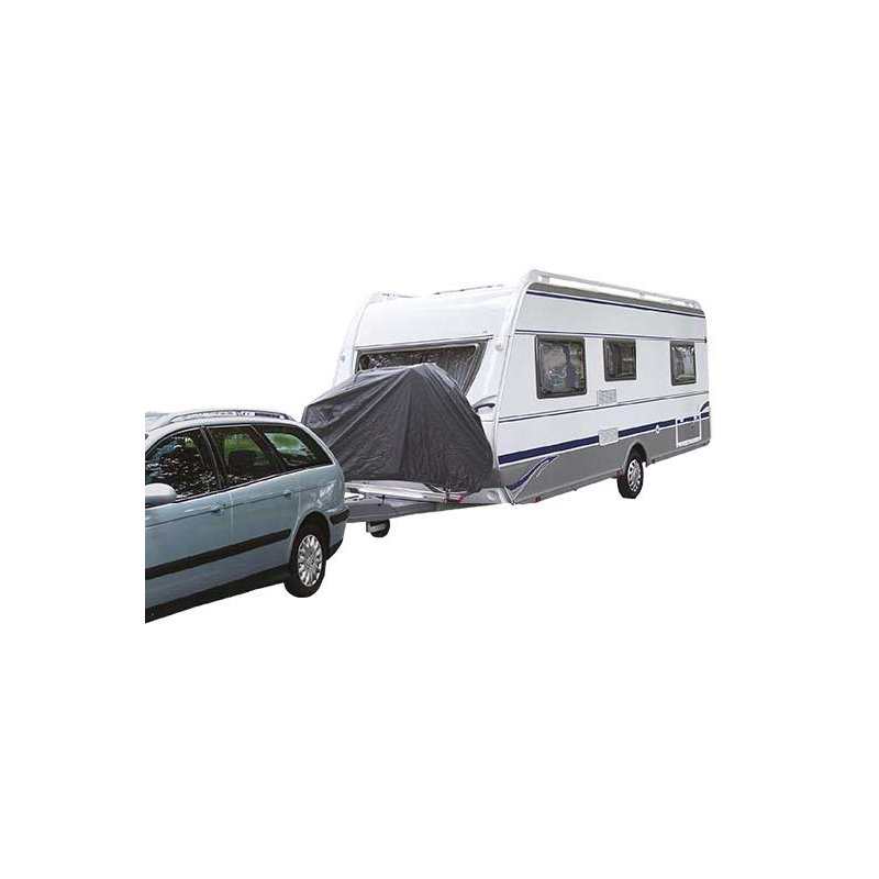 cartrend fietsbeschermhoes, zwart, disselmontage, nylon